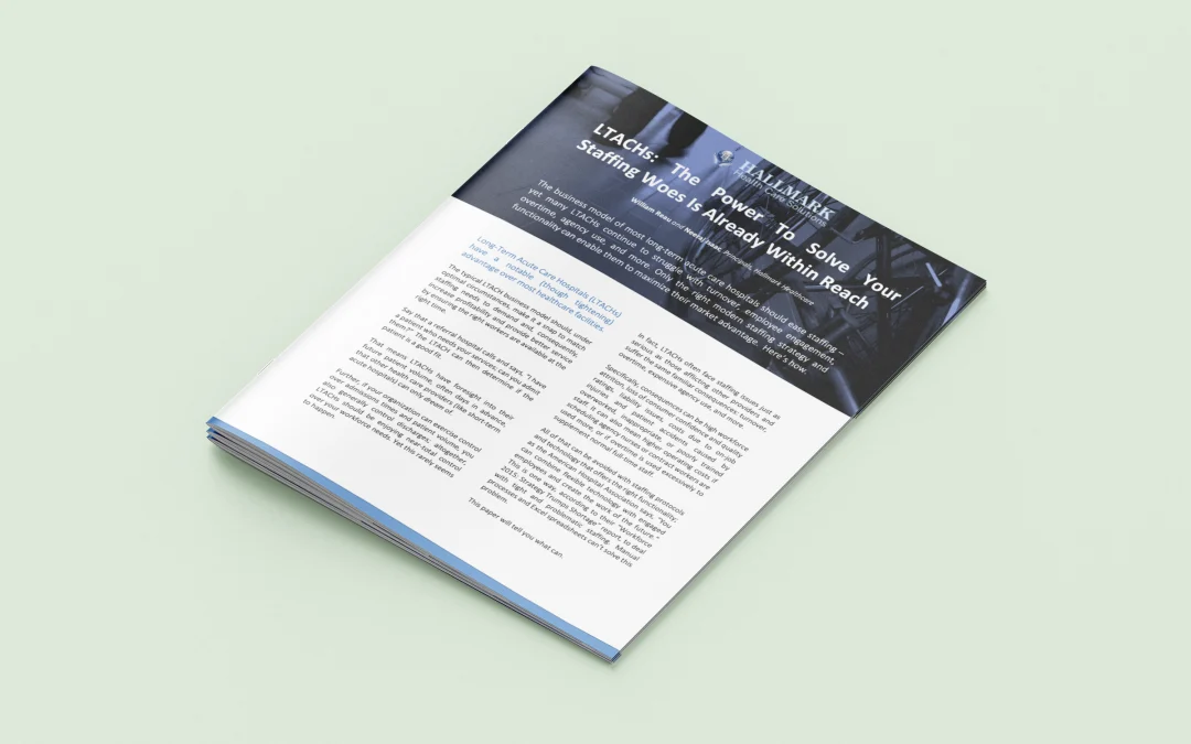 Medical workforce planning for LTACHs